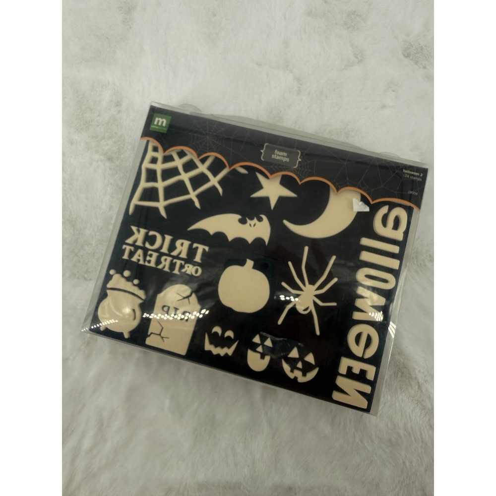 Making Memories‎ 24 Halloween 2 Foam Stamps (28004) - Brand New